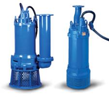 Two of Tsurumi's new submersible pumps