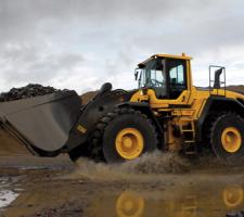 One of Volvo's new G-Series wheeled loaders