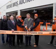 Construction equipment auctioneer Ritchie Bros has firmed up its commitment to the European market with the opening of a new auction site. More than 1000 people from 39 countries gathered at the new facility in Meppen, Germany for the grand opening a
