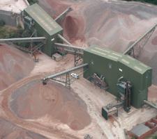 Hewitt & Robins screening modules at Forestwood quarry