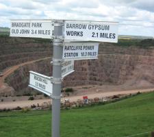 signposts Mountsorrel Quarry