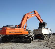 Doosan DX 480 excavator