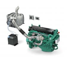 The Volvo D16 diesel engine 