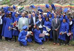 Joy shown by Volvo Ethiopia vocational training school graduates