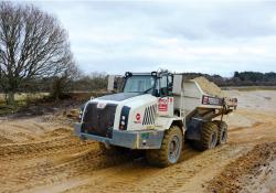 TA300 ADTs owned by Andrews Plant Hire & Haulage