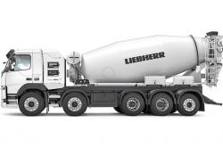 Liebherr’s new fully electric ETM 1205 truck mixer