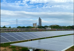 LafargeHolcim solar field – built in collaboration with Greenbacker Renewable Energy Company – will begin operations later this this month (Credit: LafargeHolcim)