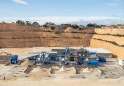 SOMEVAM commissioned its first CDE solution at the Oueslatia quarry in 2019