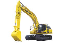 The iMC system lets operators use excavators for machine grading as well as truck loading