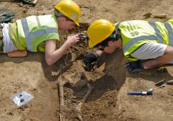 A total of 52 burials, including 17 decapitated bodies, have been unearthed at a quarry worked and restored by Tarmac