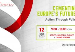 The event will focus on putting the European cement industry's 2050 Carbon Neutrality Roadmap into action