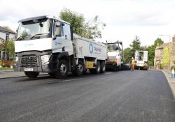 The Tarmac ULTIPAVE R solution has been deployed in Eldwick, West Yorkshire