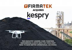 Firmatek Kespry drone-based aerial intelligence solution aggregates mining SaaS platform
