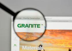 Granite third quarter results materials revenue Committed and awarded projects