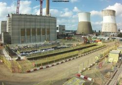 The pour took place at the new Slough Multifuel energy-from-waste (EfW) project in south-east England