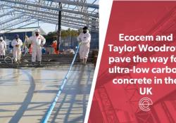 VINCI Construction and Ecocem have jointly developed the Exegy ultra-low carbon concrete solutions