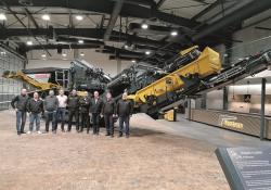 Keestrack and CTE signed the agreement at Keestrack's recently opened showroom in the Czech Republic