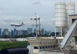 A Eurotec PTT120 plant produced concrete for a two-year project at the Manila International Airport