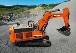 The 100-tonne DX1000LC-7 primarily serves quarrying and mining customers