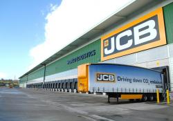 The JCB World Logistics Centre at Newcastle-under-Lyme, Staffs