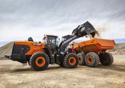 Doosan will exhibit a range of technologies for its hauling and loading equipment