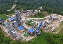 The integrated clinker and cement manufacturing plant in Lahad Datu
