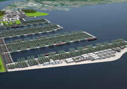 An artist’s impression of Tuas Port which is scheduled for completion in 2024. Photo credit: PSA Singapore