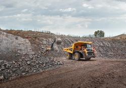 Volvo CE says the R60 rigid hauler lowers total cost of ownership in quarry and mining applications