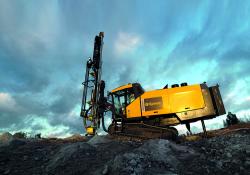 Epiroc’s updated SmartROC T45 tophammer surface drill rig will be available soon