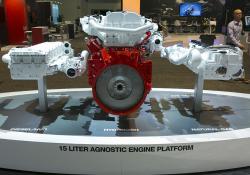 Cummins’ new fuel-agnostic 15-litre engine platform with hydrogen, biogas and advanced diesel engines