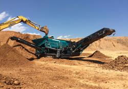 Powerscreen's Warrior 2100 Scalping Screen will be performing in the demo area at steinexpo