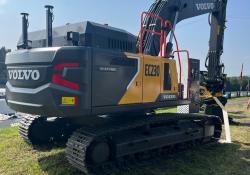The Estering event showcased Volvo's 23-tonne EC230 electric excavator