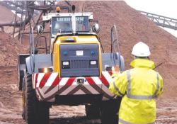 Quarry operator reversing