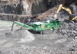 McCloskey crushing  in quarry 