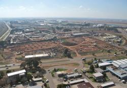 Aerial view of Bell plant South Africa 