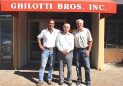 Mike Ghilotti, Mario Ghilotti and Paul Campbell (left), Ghilotti Bros. Inc