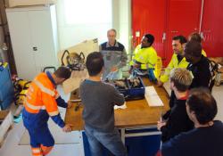 Construction tools maintenance and service training session