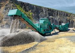 The new Powerscreen 1500 MaxTrack