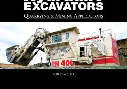 The cover of Rob Sinclair's Hydraulic Excavators: Quarrying and Mining Applications