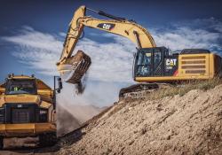 Caterpillar unveils new hybrid excavator