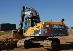 Volvo EC250D excavator 