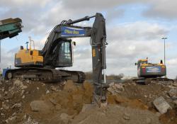 Volvo EC220D crawler excavators 