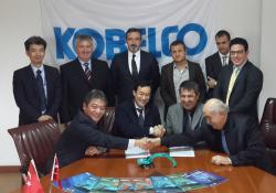 Kobelco and Hasel İstif Makineleri dealership agreement