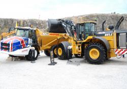 The Bell Equipment UK stand at Hillhead 