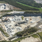 The huge Vällsta quarry, north of Stockholm, is operated by Skanska