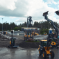  Volvo Days visitors were treated to a synchronised display from the company's latest machines