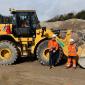One of L&S Waste Management's new Cat machines, a 962M wheeled loader