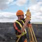 Worker using a modern surveying/visualisation tool